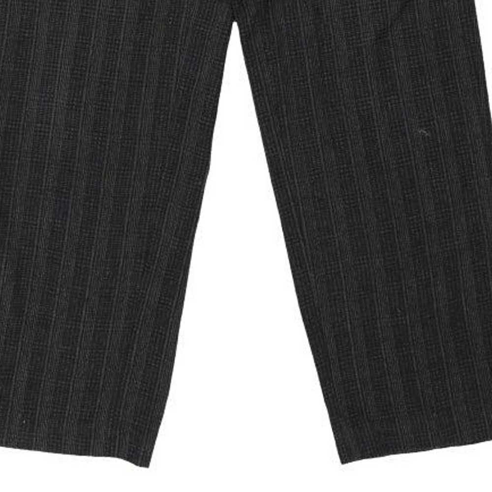 Givenchy Checked Trousers - 33W 33L Black Wool Bl… - image 7