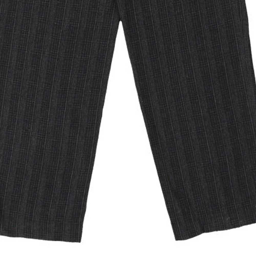 Givenchy Checked Trousers - 33W 33L Black Wool Bl… - image 9