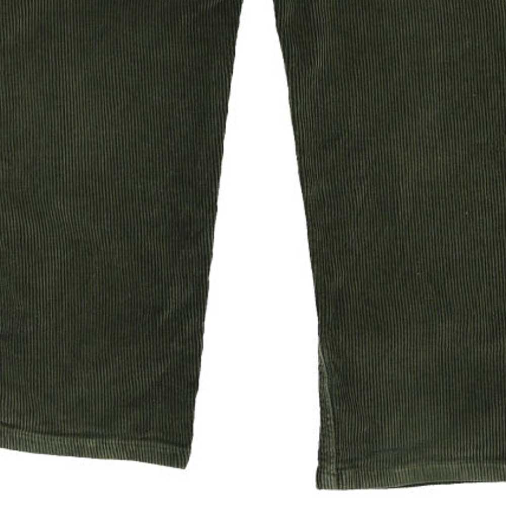 Giorgio Armani Cord Trousers - 30W 26L Green Cott… - image 10