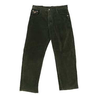 Giorgio Armani Cord Trousers - 30W 26L Green Cott… - image 1