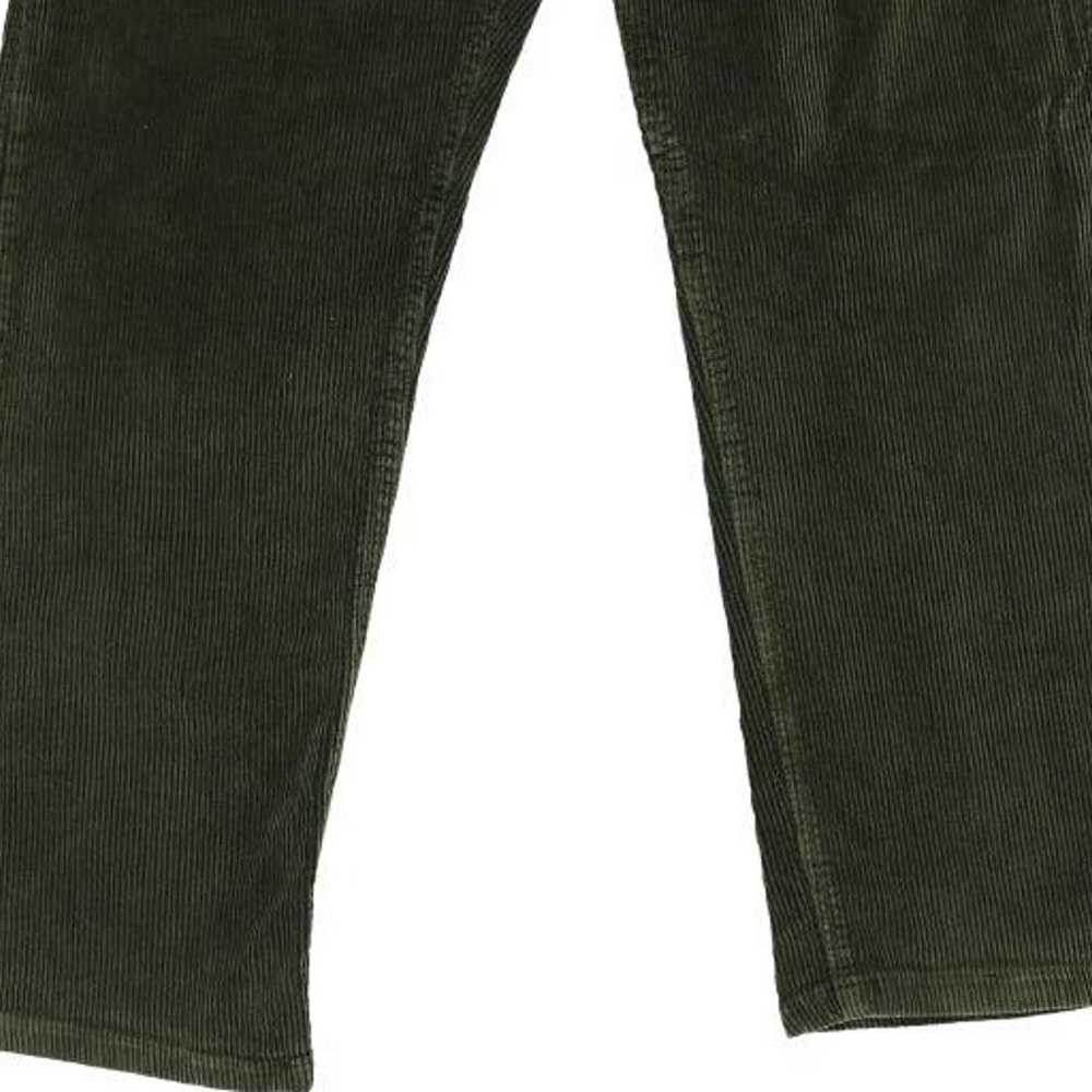 Giorgio Armani Cord Trousers - 30W 26L Green Cott… - image 8