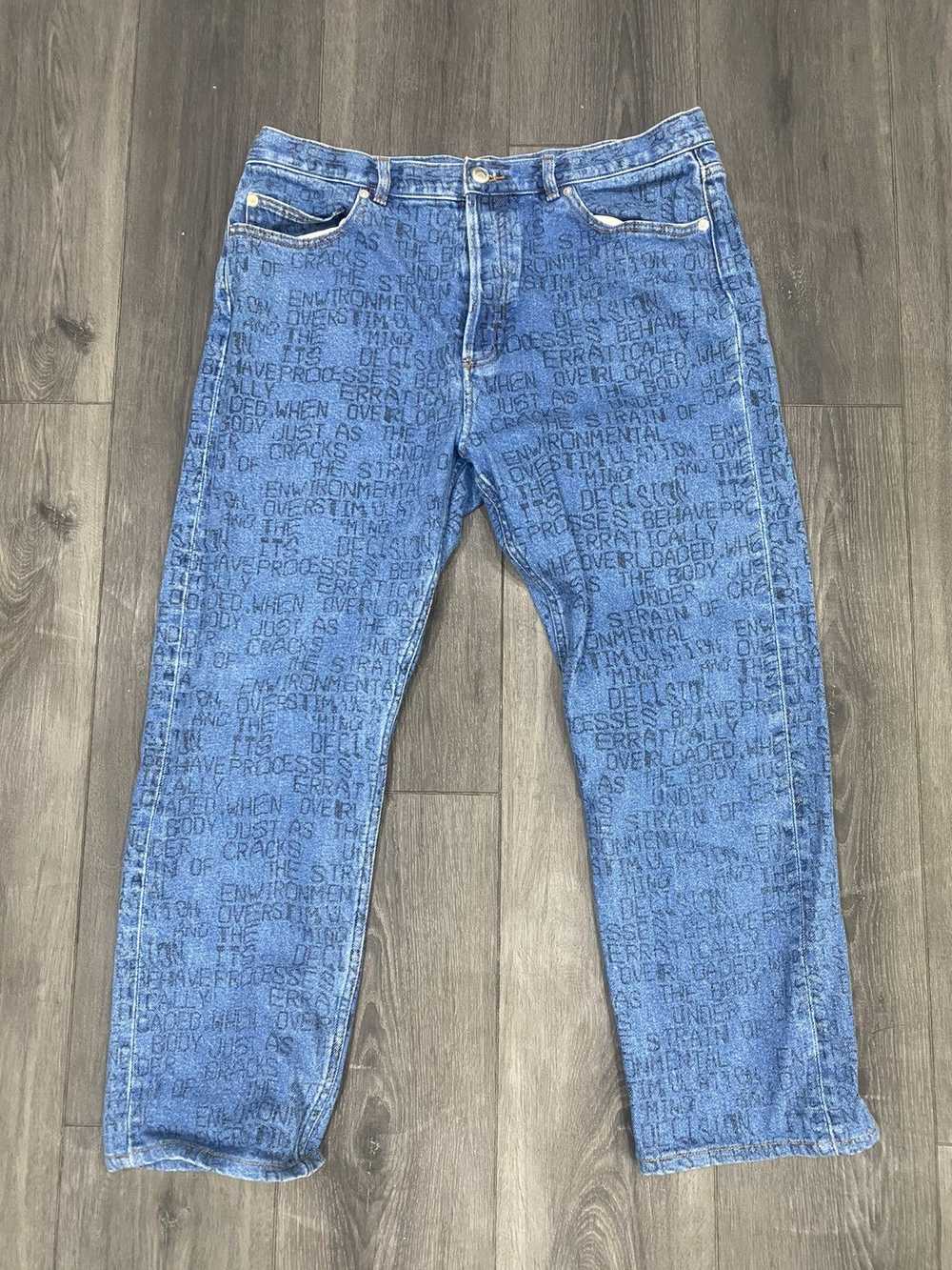 A.P.C. A.P.C X Braindead Indigo Jeans Size 33 - image 1