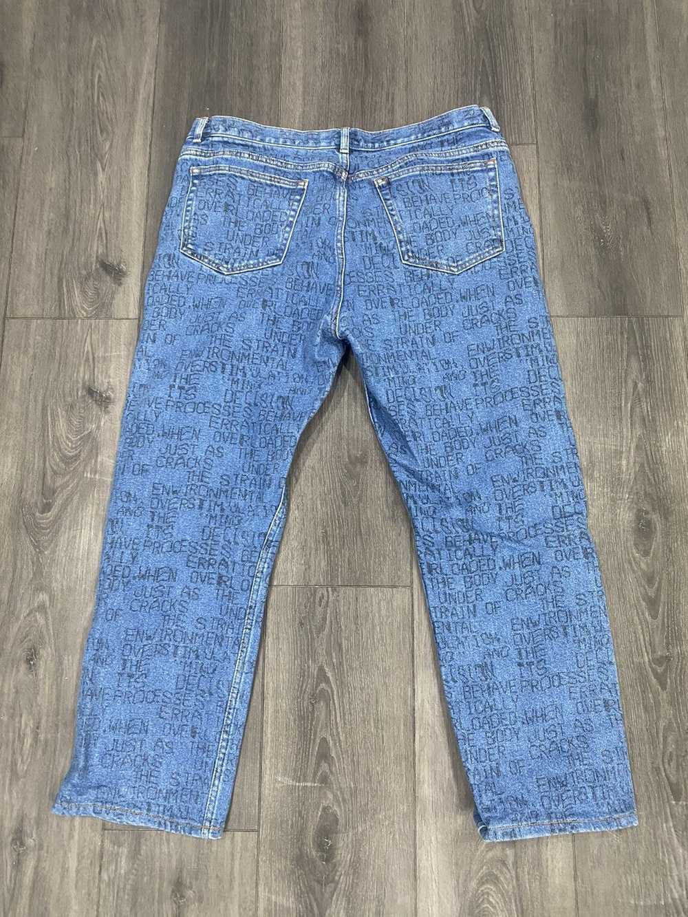 A.P.C. A.P.C X Braindead Indigo Jeans Size 33 - image 2