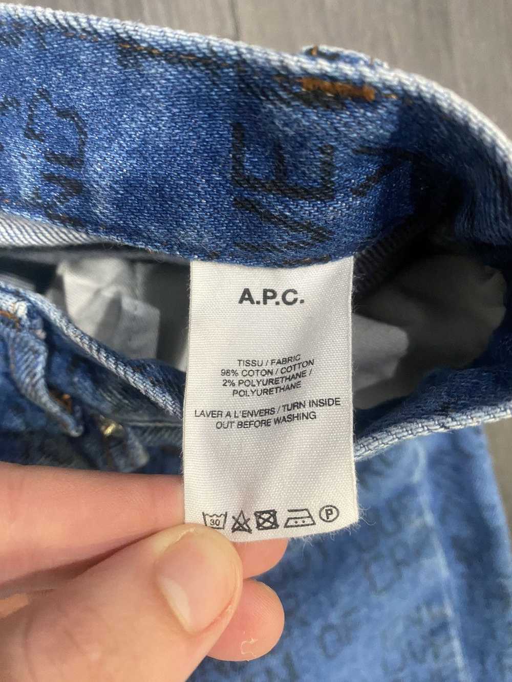 A.P.C. A.P.C X Braindead Indigo Jeans Size 33 - image 4