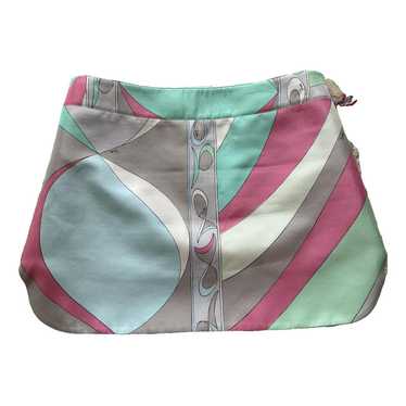 Emilio Pucci Silk mini skirt - image 1