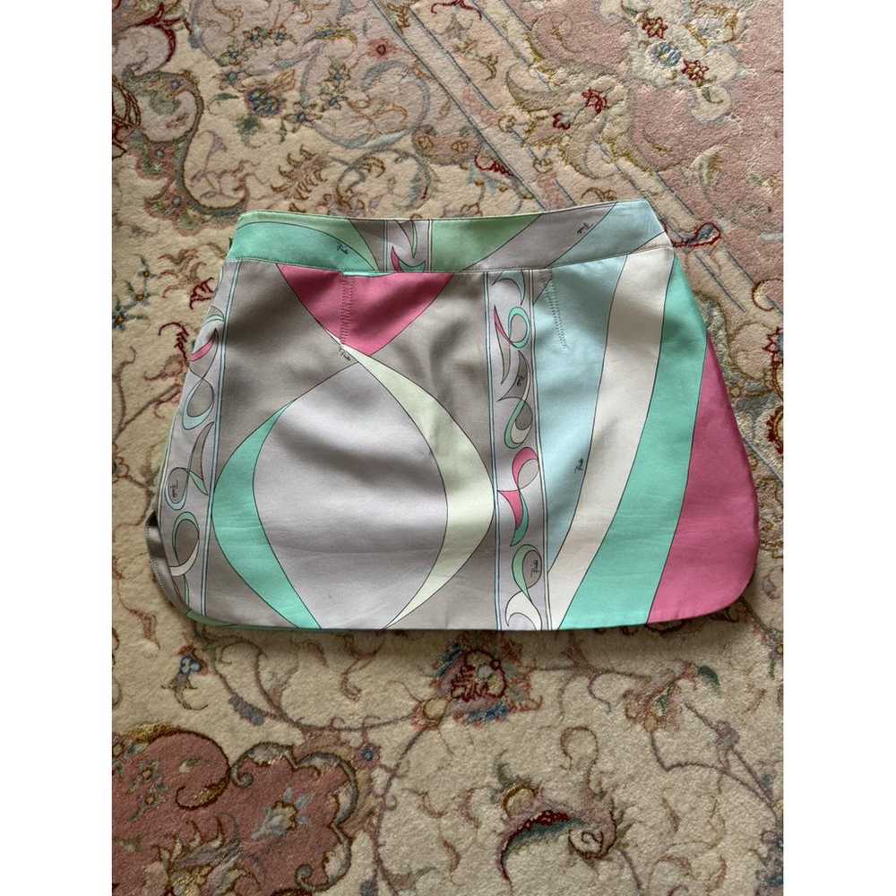 Emilio Pucci Silk mini skirt - image 7