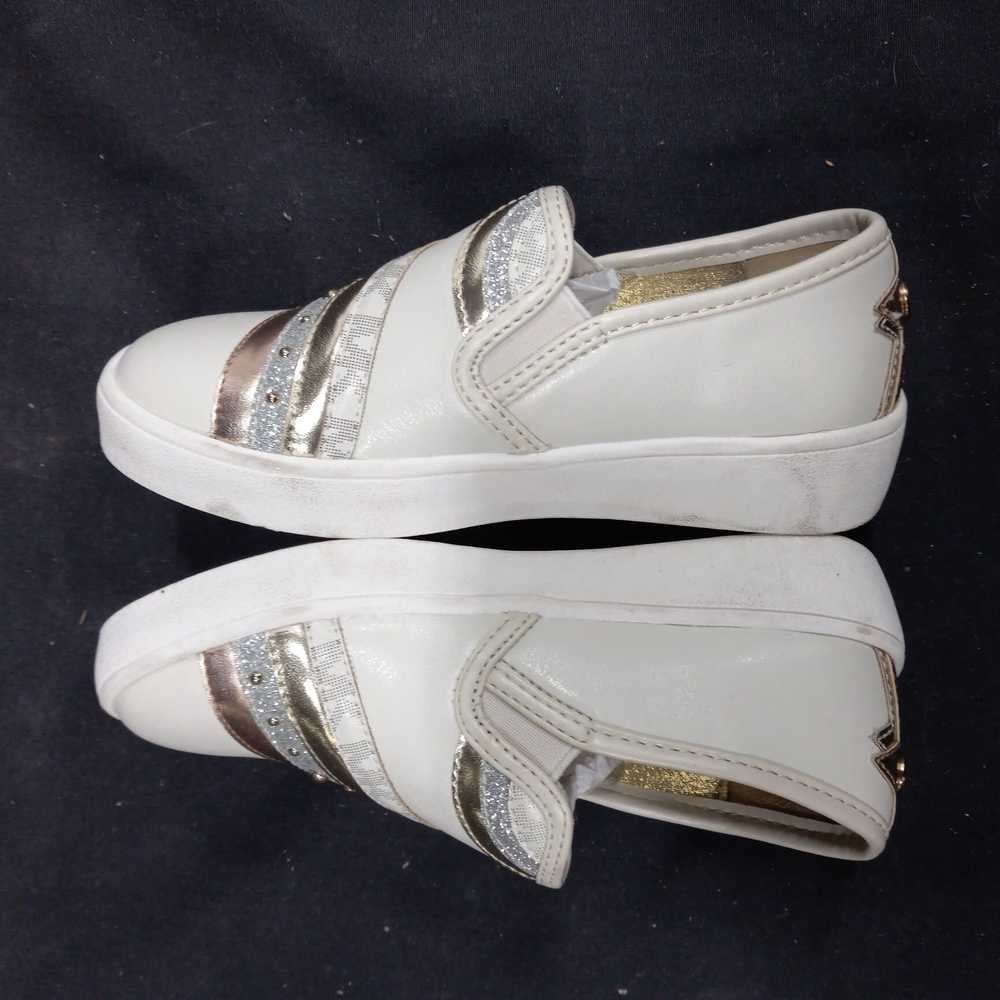 Michael Kors Size 10 Kids Slip On Bling Shoes - image 3