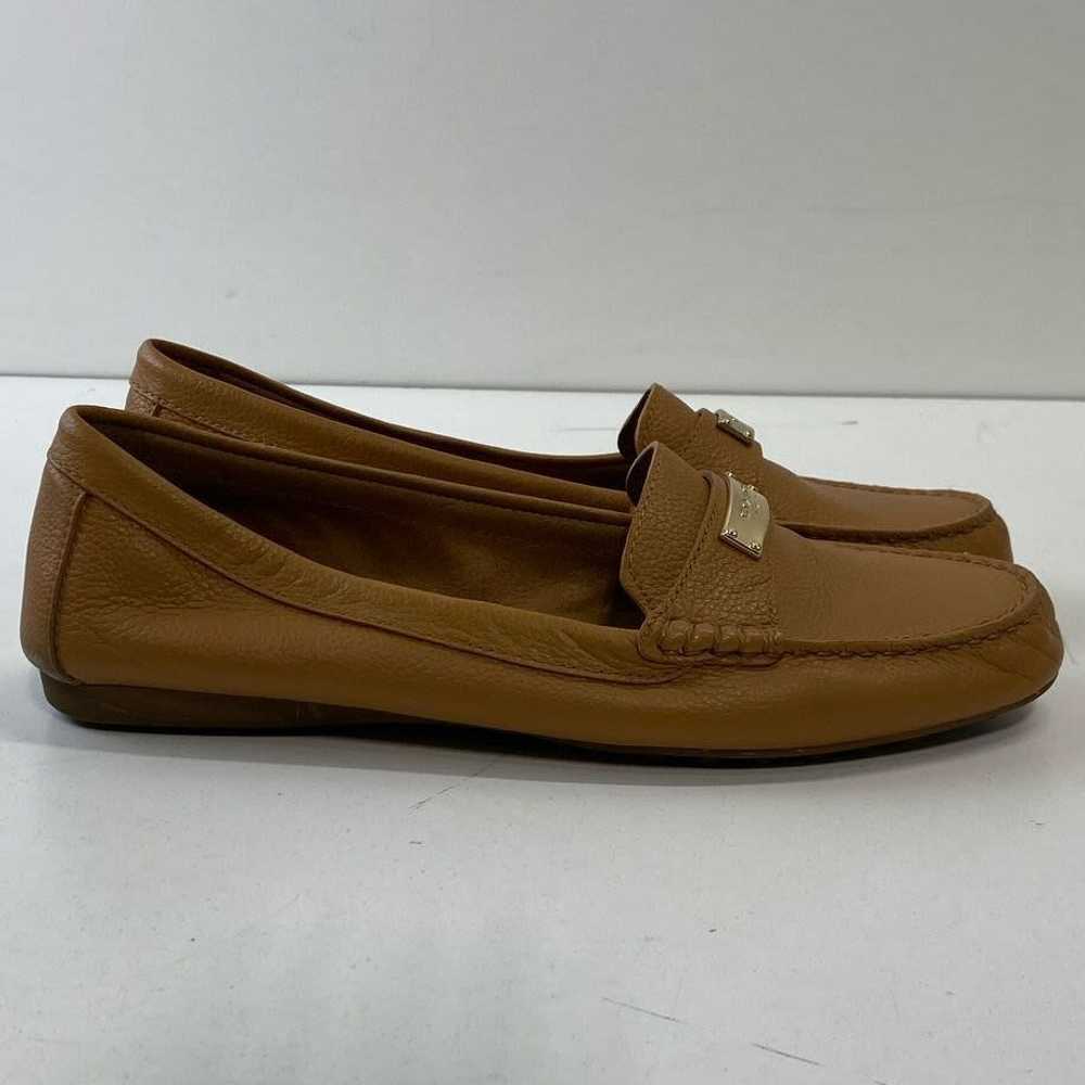 Coach Light Brown Leather Loafers Size 10B - image 1