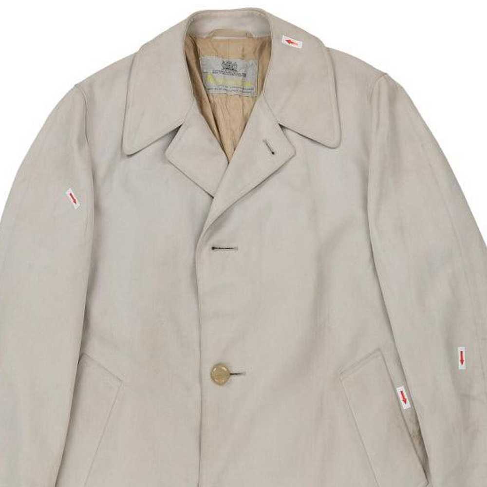 Aquascutum Trench Coat - Large Beige Polyester Bl… - image 5