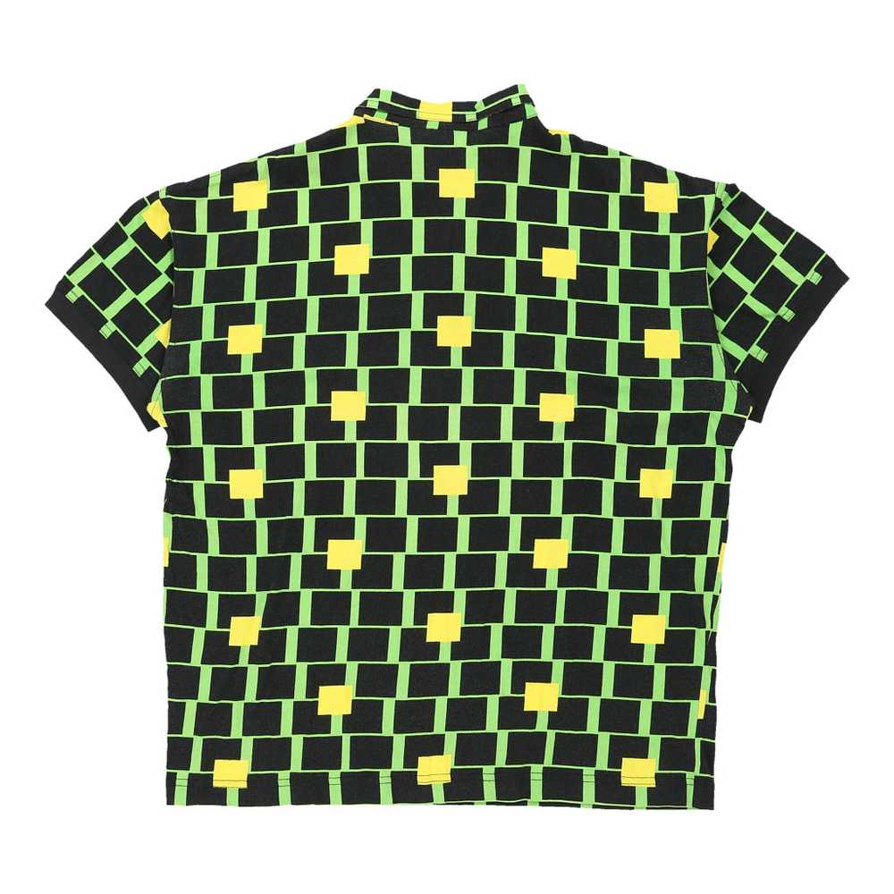 Versace V2 Classic Polo Shirt - Medium Green Cott… - image 2