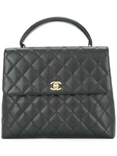 CHANEL Pre-Owned 2002-2003 Quilted CC logo handbag