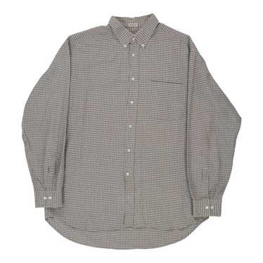 Salvatore Ferragamo Checked Shirt - 2XS Grey Cott… - image 1