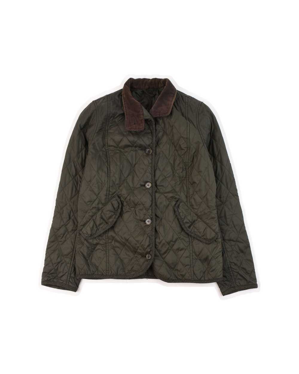 Barbour Ladies Barbour Tweed Classic Short Quilt … - image 1