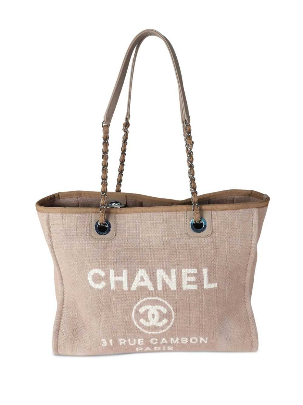 CHANEL Pre-Owned 2016-2017 small Deauville tote b… - image 1