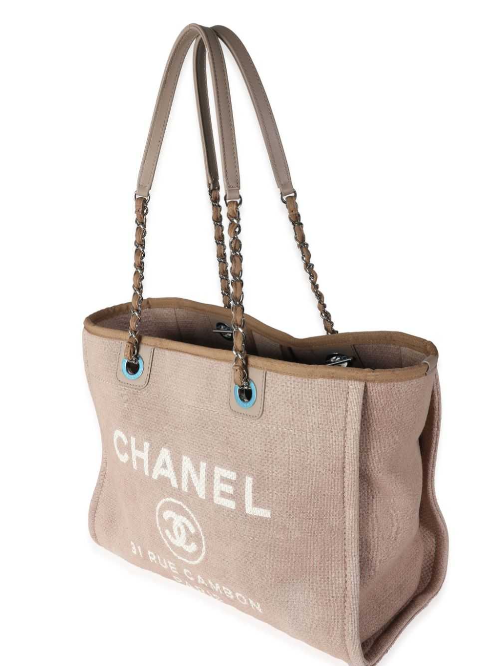 CHANEL Pre-Owned 2016-2017 small Deauville tote b… - image 4