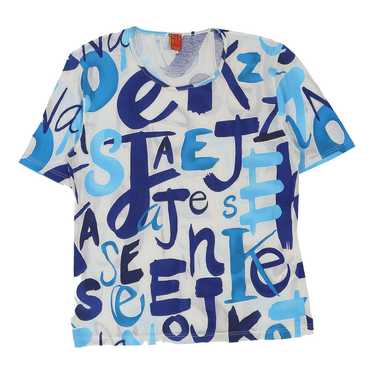 Kenzo Jungle T-Shirt - Medium Blue Viscose