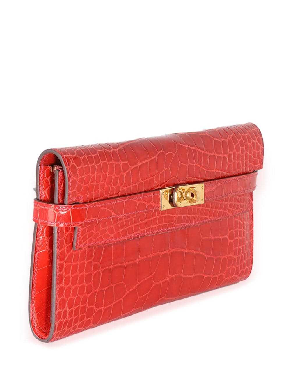 Hermès Pre-Owned Kelly clutch bag - Red - image 4