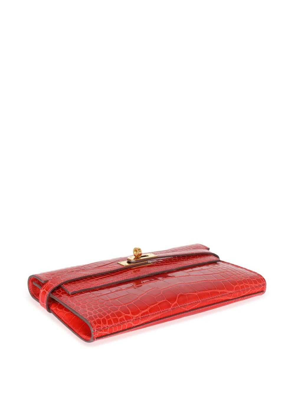 Hermès Pre-Owned Kelly clutch bag - Red - image 5