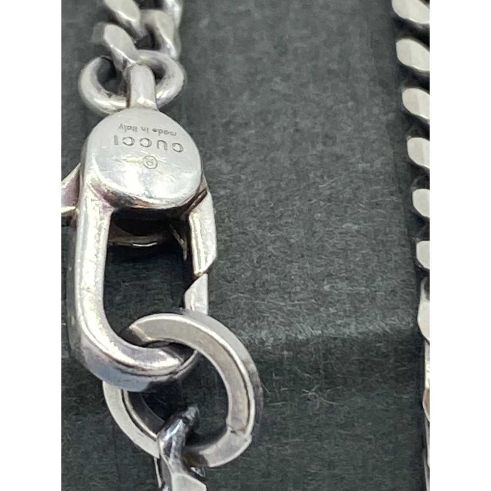 Gucci Gucci Sterling Sliver Pendant Necklace - image 4