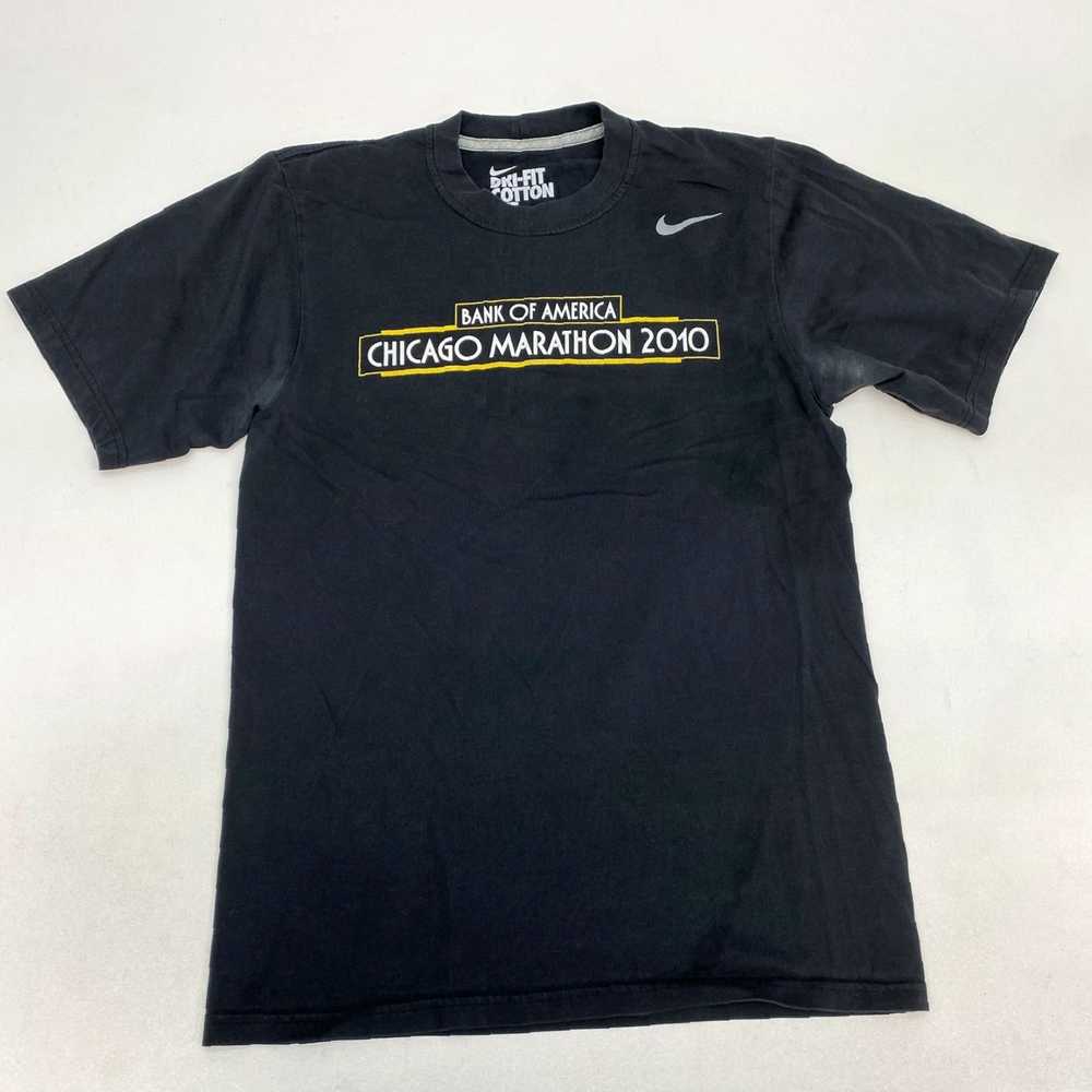 Nike Authentic Black Short Sleeve Mens XS Cotton … - image 1