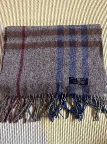 Burberry × Vintage Burberry Nova Check Scarf Grey