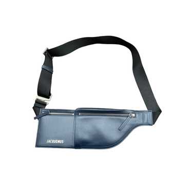 Jacquemus Navy leather fannypack - image 1