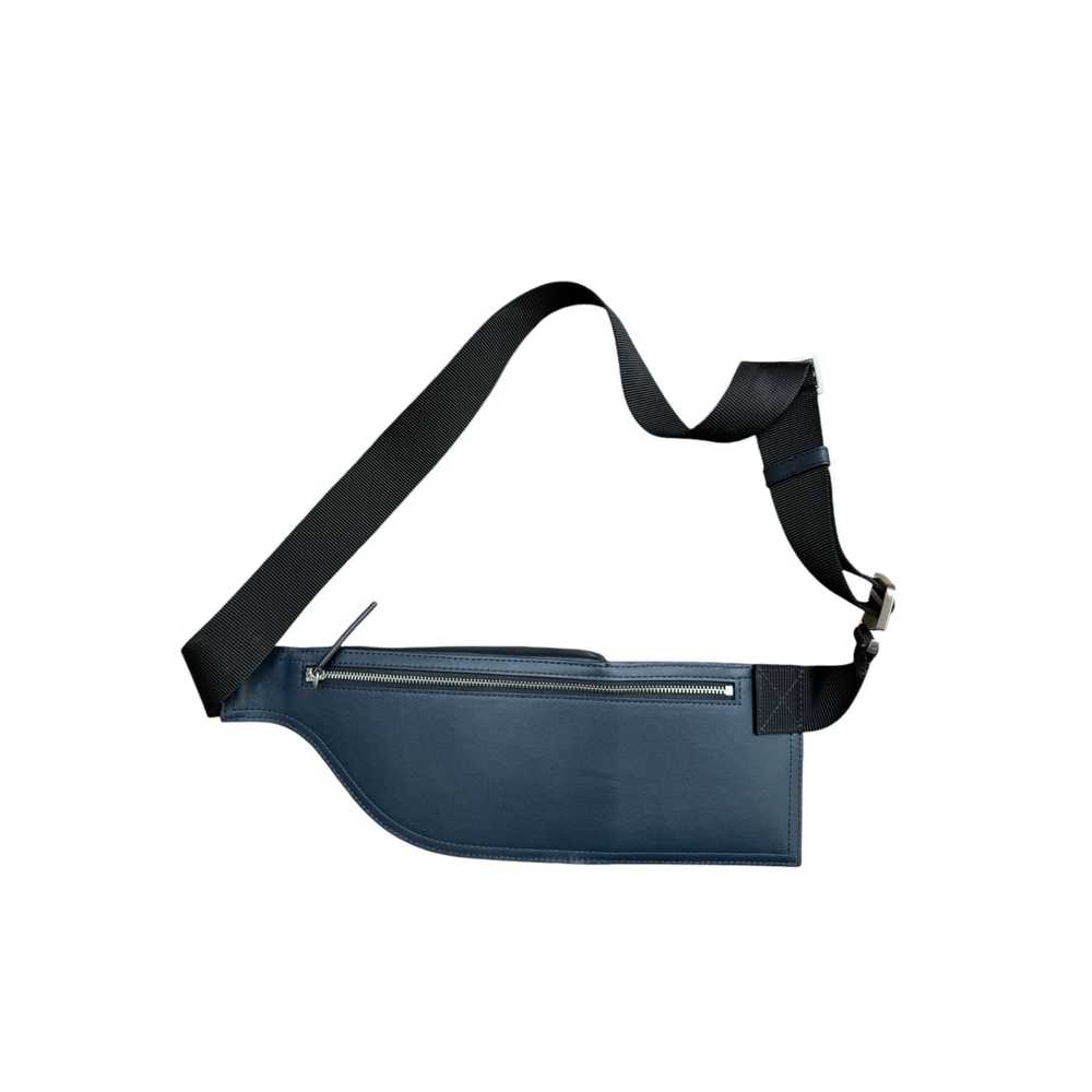 Jacquemus Navy leather fannypack - image 2