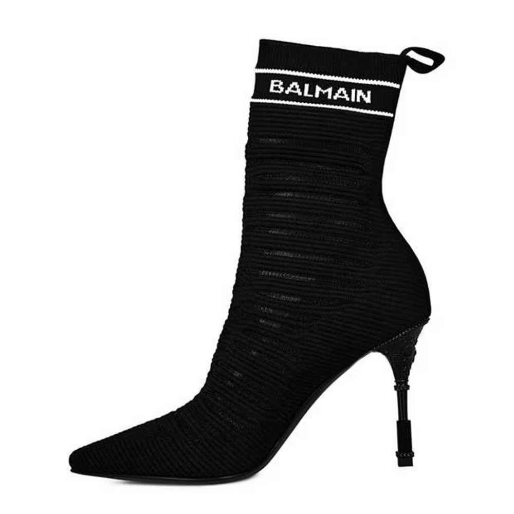 Balmain o1g2r1mq0924 Boots in Noir & White - image 2