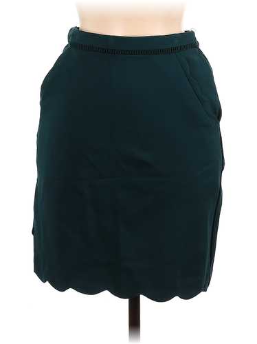 Skies Are Blue Women Green Casual Skirt S