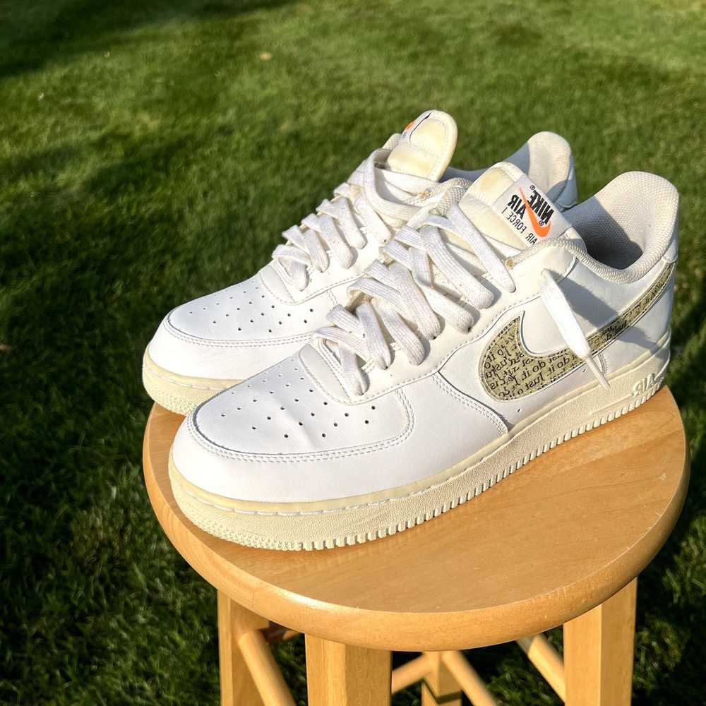 Nike Nike Air Force 1 07LV8 Just Do It - Size 11 … - image 9