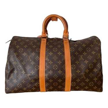 Louis Vuitton Leather travel bag