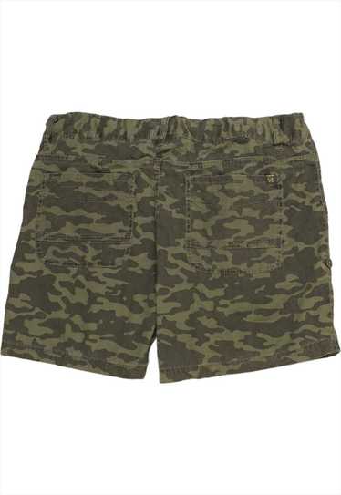 Unionbay 90's Camo Shorts Shorts 30 Khaki Green - image 1