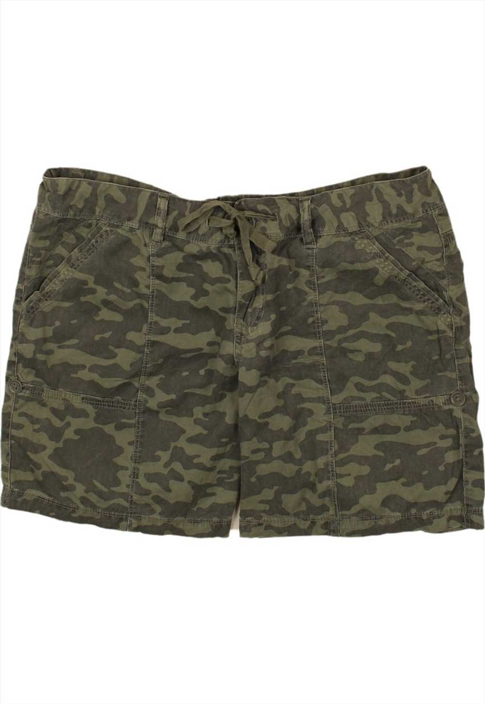 Unionbay 90's Camo Shorts Shorts 30 Khaki Green - image 2