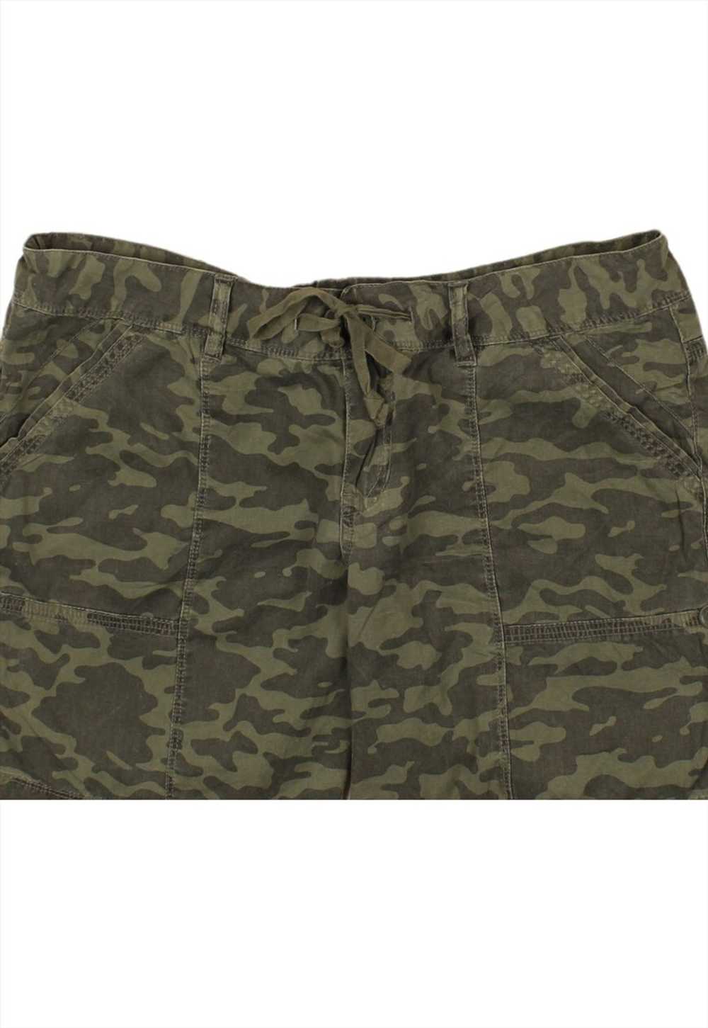 Unionbay 90's Camo Shorts Shorts 30 Khaki Green - image 3