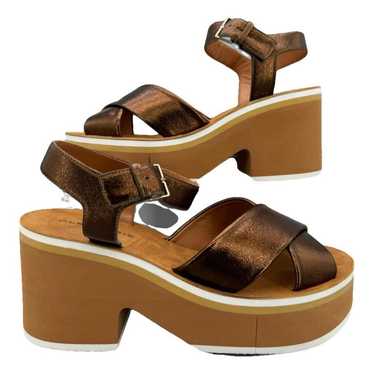 Robert Clergerie Leather sandal