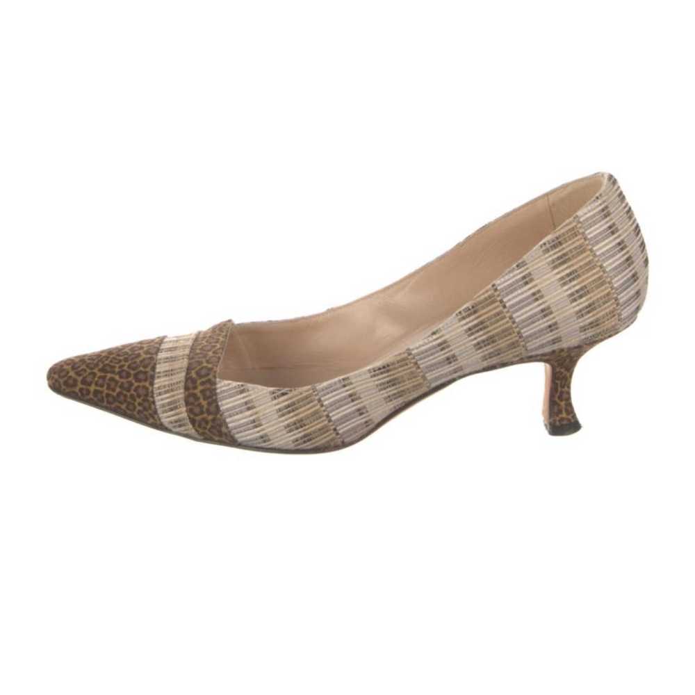 Manolo Blahnik Cloth heels - image 2