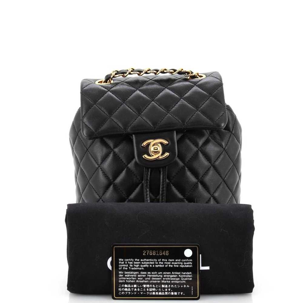 Chanel Leather backpack - image 2