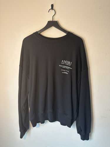 Amiri EXCLUSIVE Black Amiri 2021 Crewneck