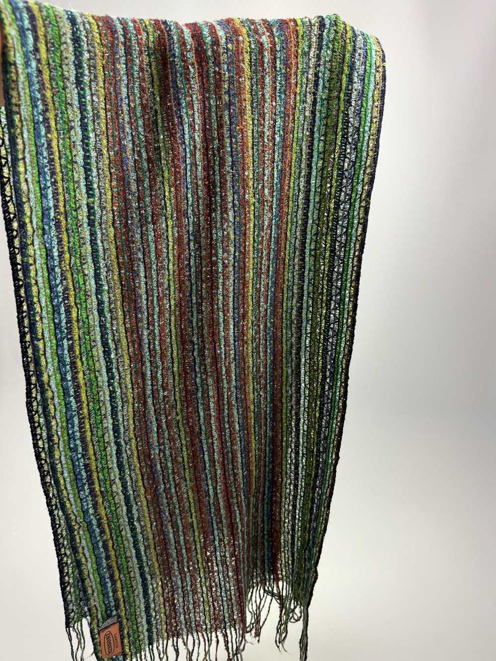 Missoni Missoni Sciarpe Multicolor Knit Scarf Mad… - image 6