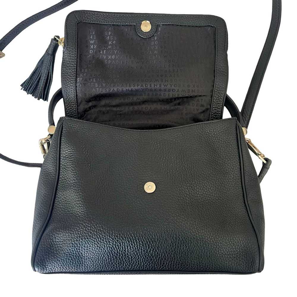 Kate Spade Kate Spade Black Pebbled Leather Purse… - image 7