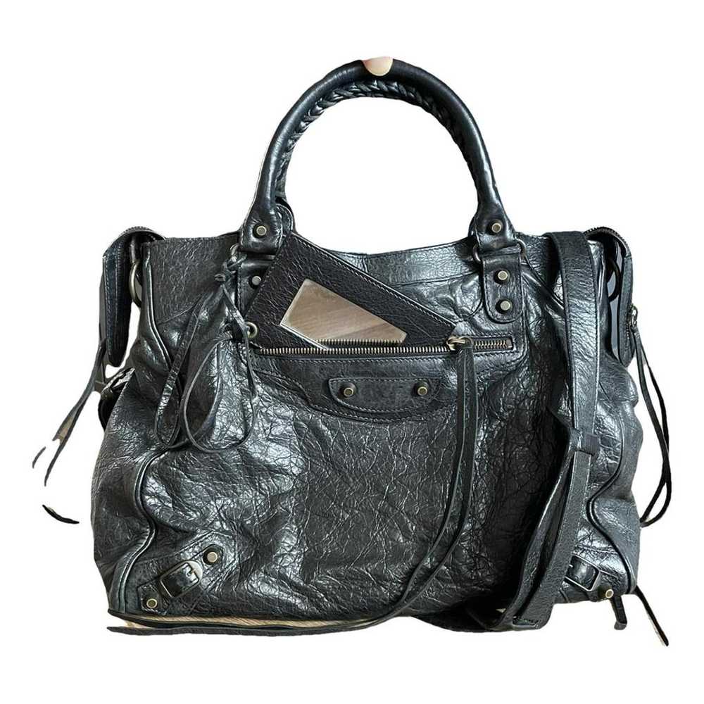 Balenciaga Vélo leather handbag - image 1