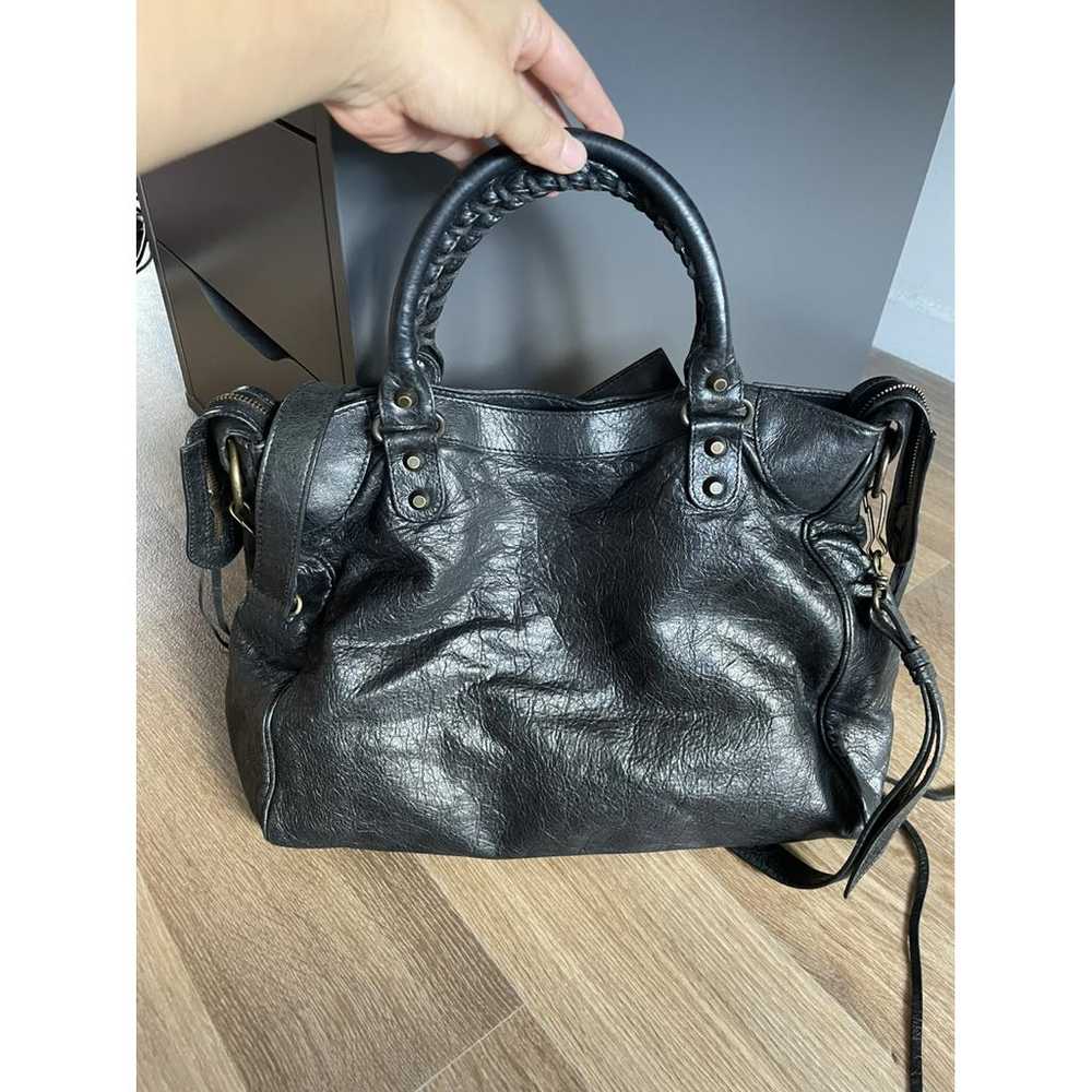 Balenciaga Vélo leather handbag - image 3