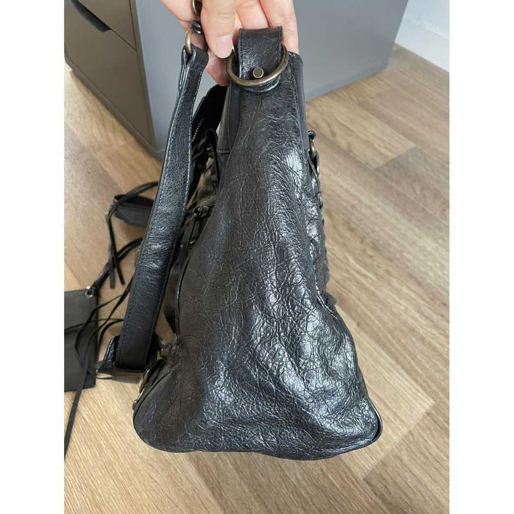 Balenciaga Vélo leather handbag - image 7