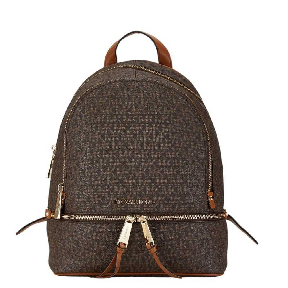 Michael Kors Michael Kors MK Monogram Backpack Br… - image 1