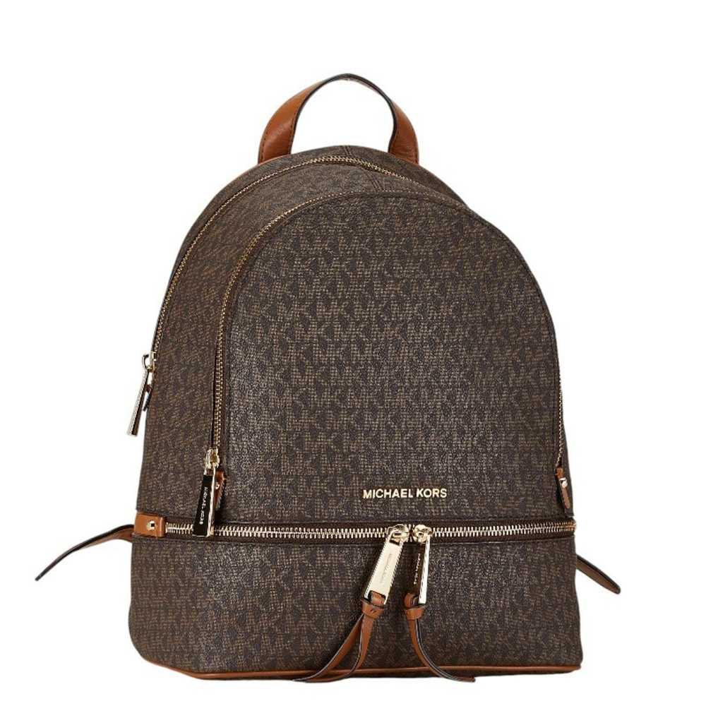 Michael Kors Michael Kors MK Monogram Backpack Br… - image 3