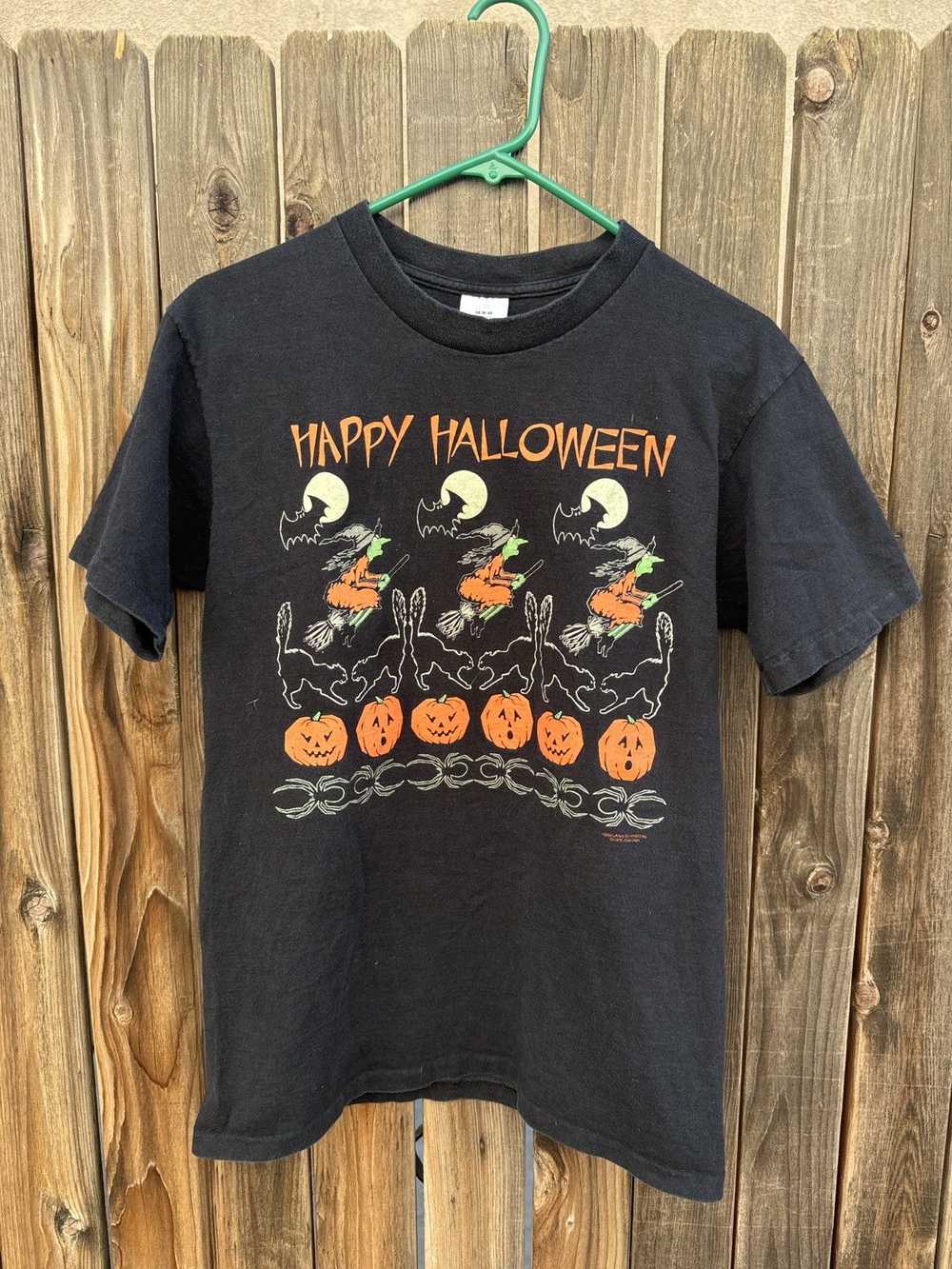 Streetwear × Vintage Happy Halloween shirt - image 1