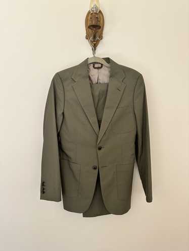 Billy Reid Billy Reid Olive Green Suit