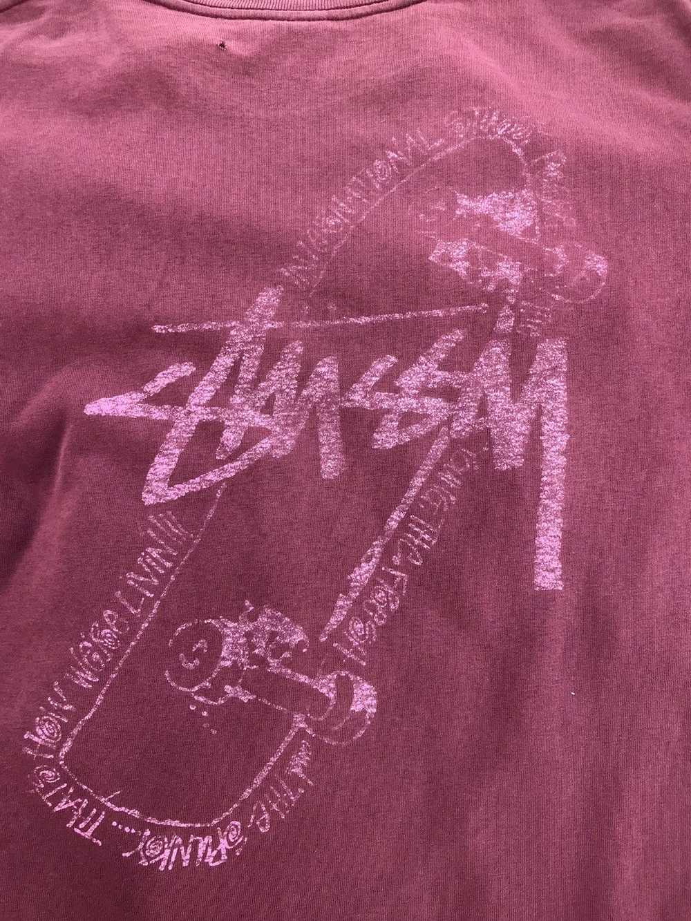 Streetwear × Stussy Distressed Skateboarding Stus… - image 9