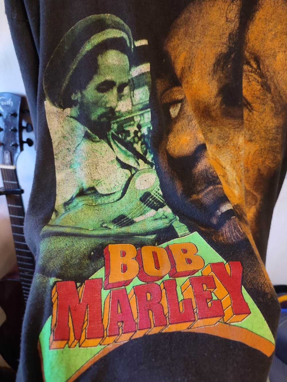 Bob Marley × Rap Tees × Vintage Vtg Bob Marley Ra… - image 3