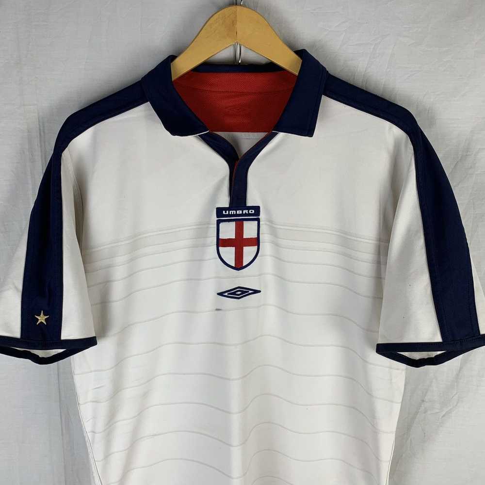 Soccer Jersey × Vintage Reversible Vintage Englan… - image 8